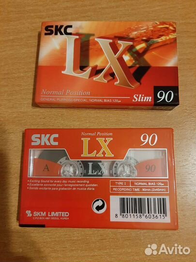Новая аудиокассета SKC LX90