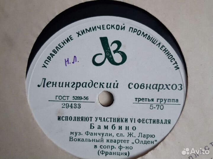 Виниловые пластинки