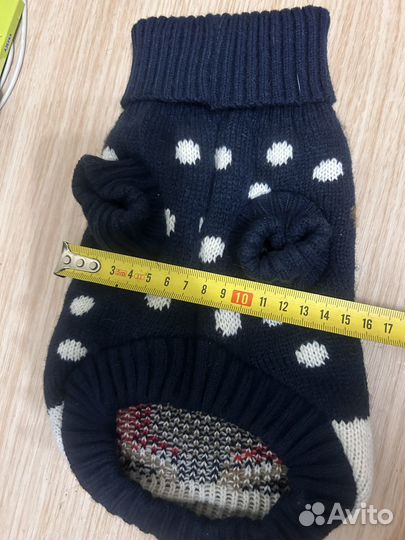 Вязаная кофта для собаки