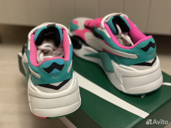 Женские кроссовки Puma RS-X plastic WhitePink