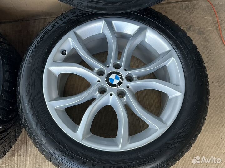 Колеса в сборе зима шипы Runflat R19 BMW X5/X6