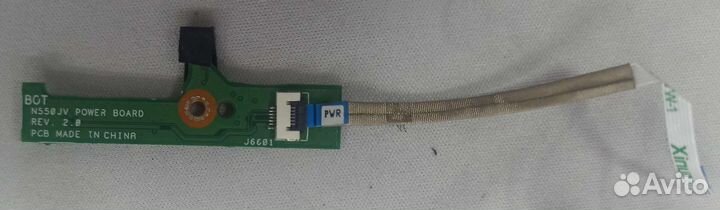 Плата для ноутбука Asus N550JK button BD с кнопкой