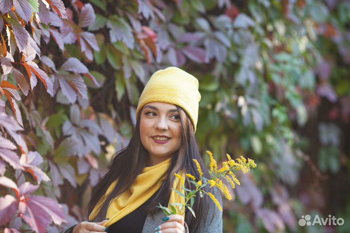 Двухсторонняя шапочка-бини