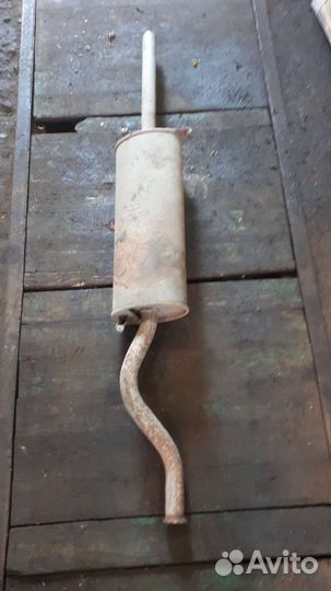 Задняя часть глушителя ваз 21099