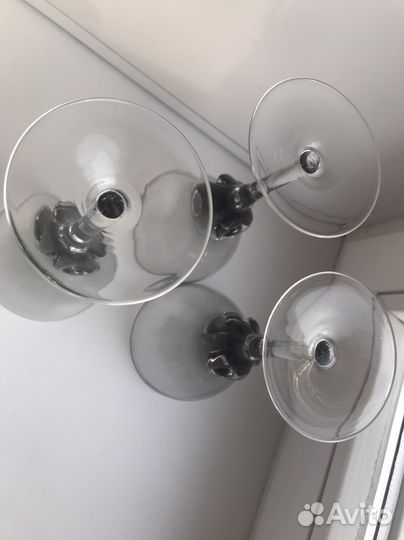 Фужеры Богемия хрусталь винтаж