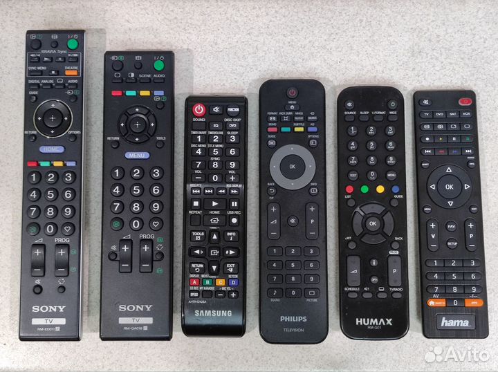 Пульты TV LG/Sony/Panasonic/Samsung/Thomson