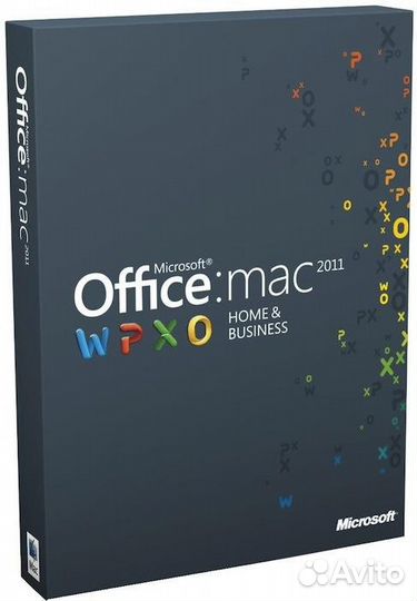Microsoft Office Mac Для дома и бизнеса 2011 BOX