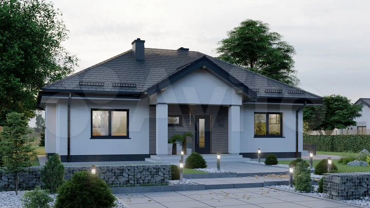 Дом 100 м² на участке 6 сот.