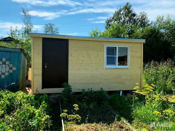 Бытовка сборка на участке