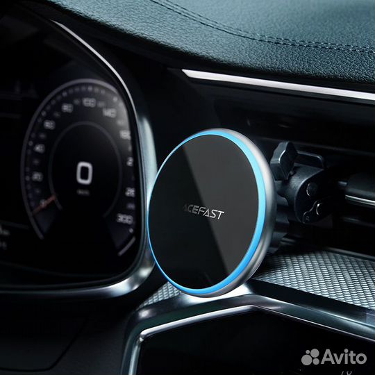 Держатель автомобильный AceFast 15W магнитный