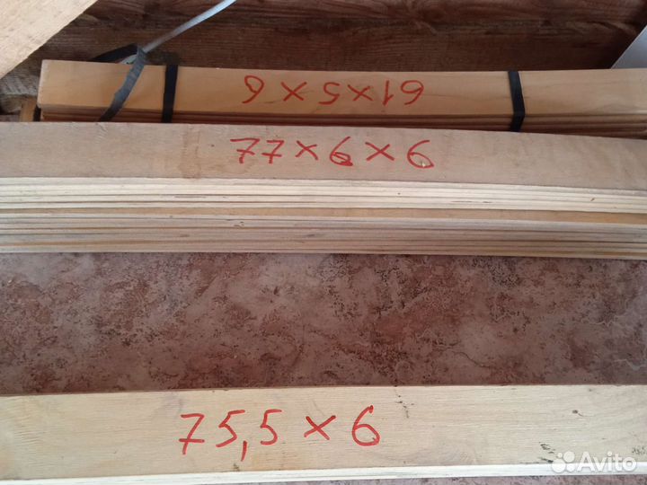 Ламели разных размеров