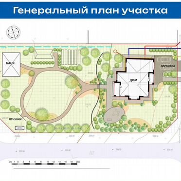 Ландшафтный дизайн, проект участка