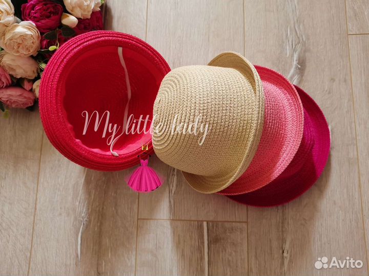 Шляпа панама для девочки новая