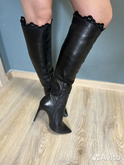 Сапоги женские ботфорты 37