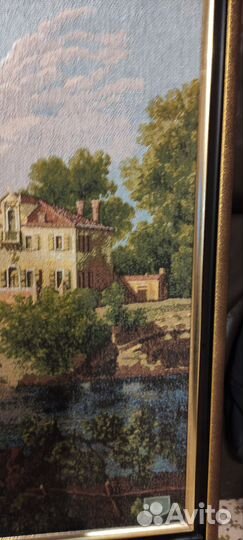 Большой гобелен в багете