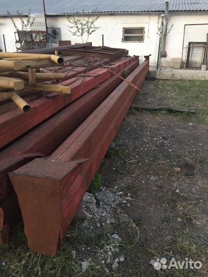 Балки, металлические колонны, трубы, уголки