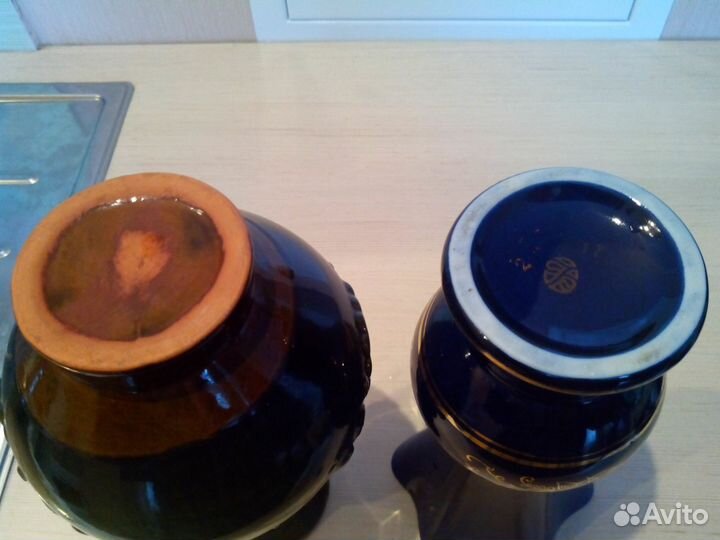 Ваза цветная Гжель, СССР