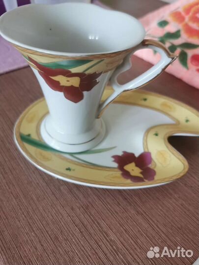 Кружка с блюдцем