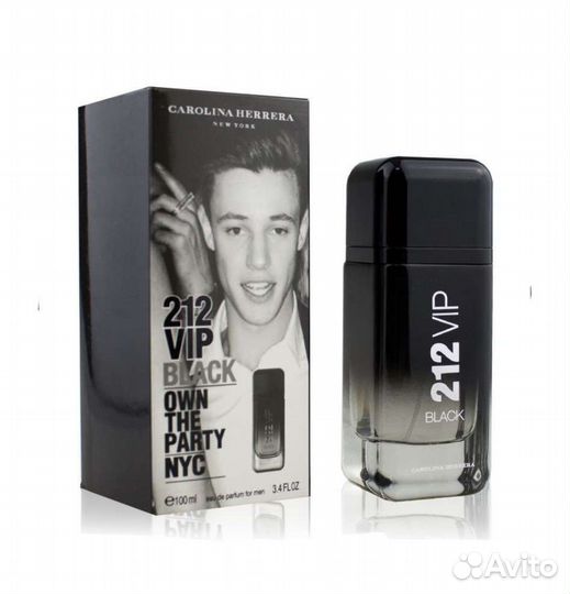 Carolina Herrera 212 vip и Black