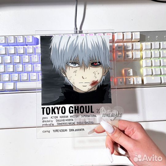 Аниме на стекле, Токийский гуль, Канеки Кен