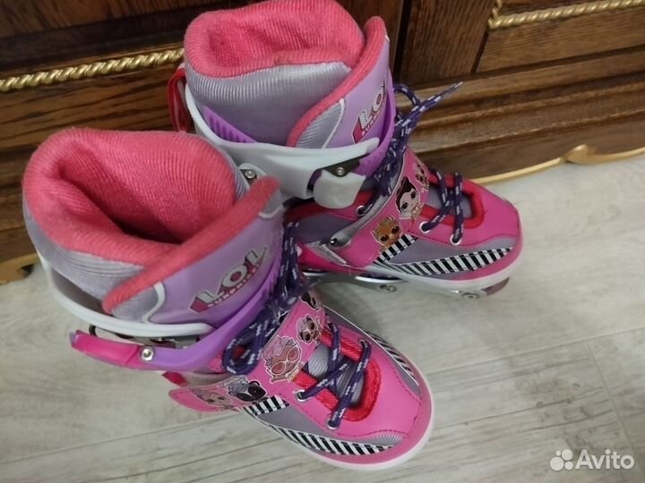 Роликовые коньки детские Lol surprise