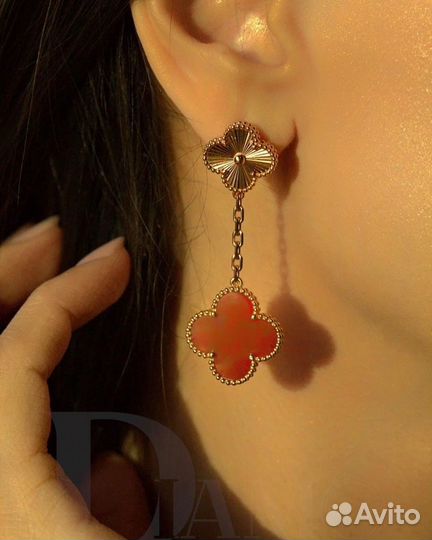 Серьги Van Cleef
