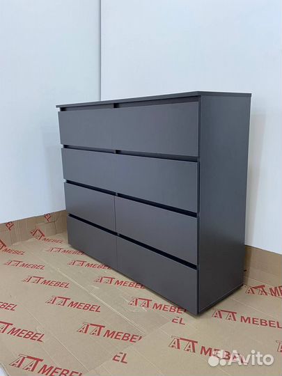 Комод графит новый, аналог IKEA
