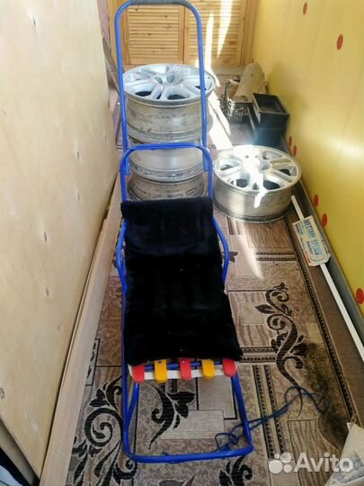 Детские зимние санки