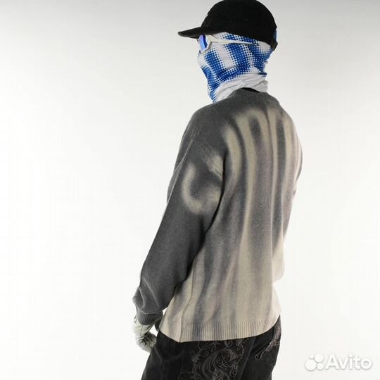 Свитер Supreme blurred logo