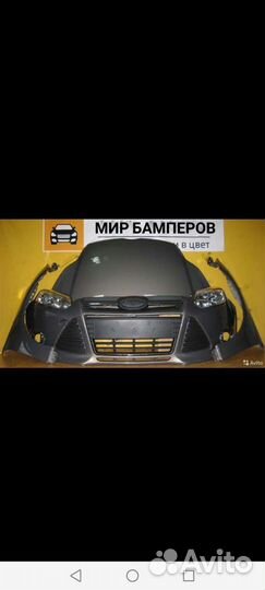 Бампер Ford Focus 3 2011 + в цвет кузова