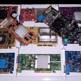 Ретро AGP и PCI видеокарты (GeForce, Matrox, 3dfx)