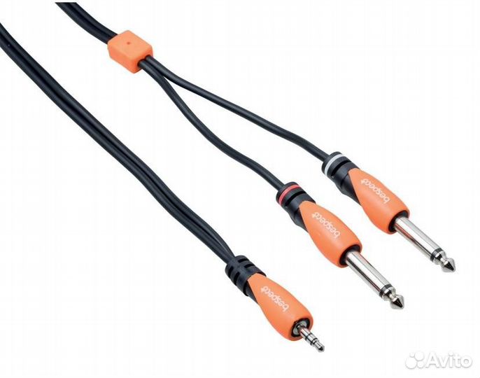 Кабель miniJack-2Jack Bespeco slymsj300 3 m