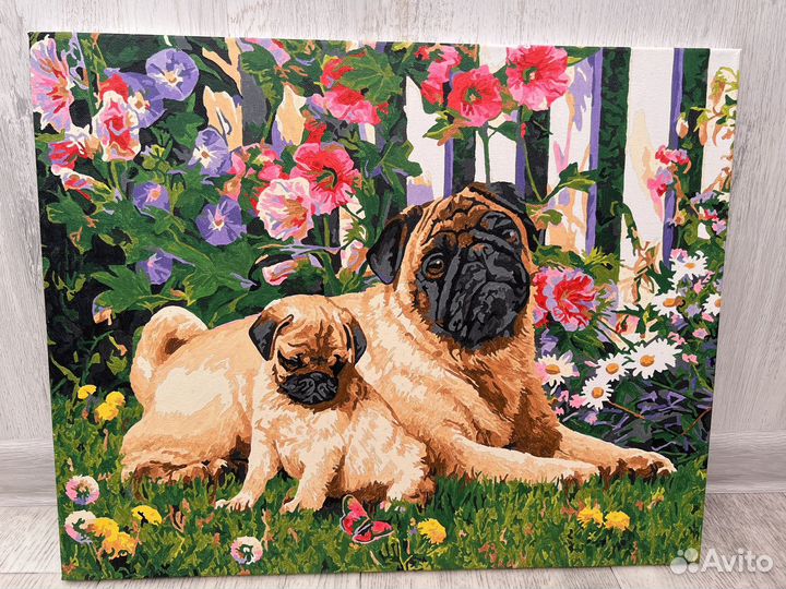 Картина по номерам готовая