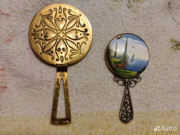 Зеркало винтаж клеймо