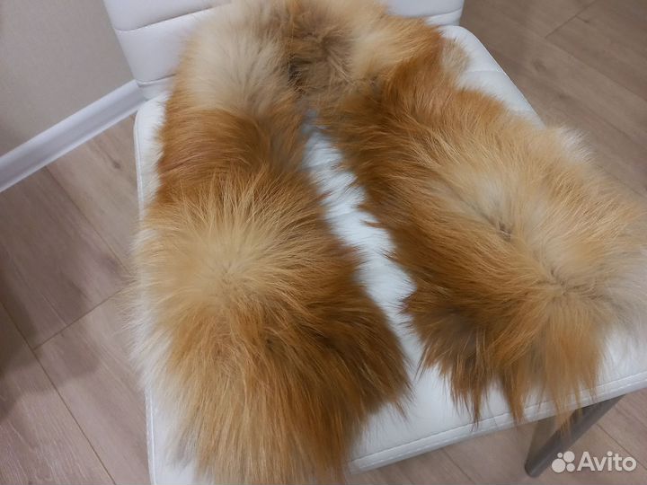 Меховой воротник-лиса