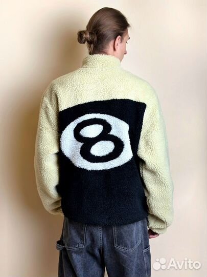 Флисовая куртка Stussy 8 Ball Sherpa