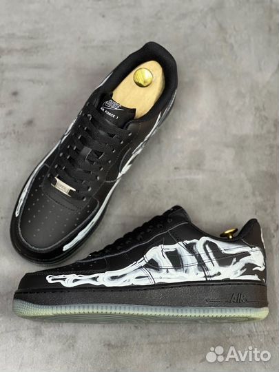 Nike Air Force 1 Low Black Skeleton