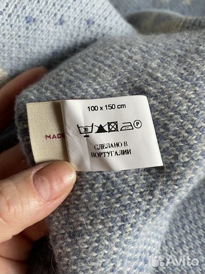 Детское одеяло плед шерсть Португалия