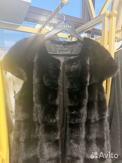 Шуба норковая 42 44 бу коричневая