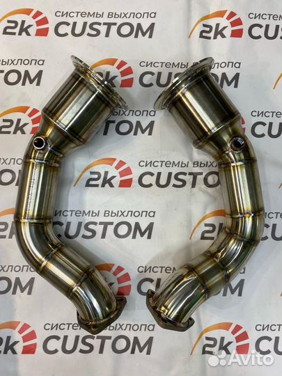 Downpipe Даунпайп Porsche Cayenne 3 4.0 turbo