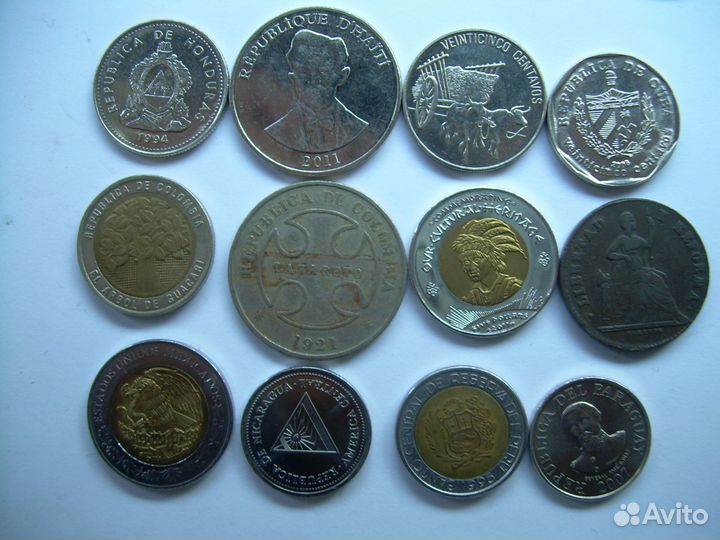 Коллекция монет Северной и Латинской Америки