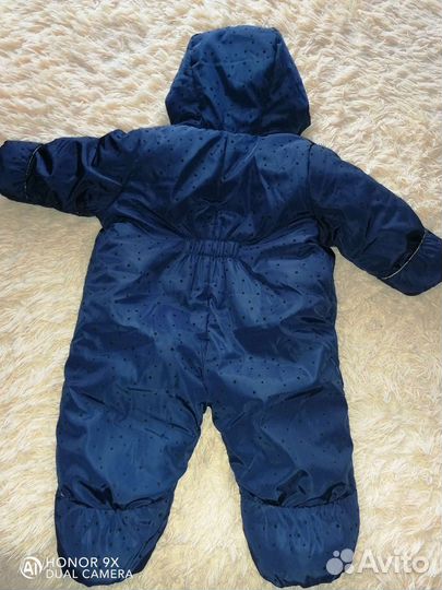 Зимний комбинезон для мальчика 80см
