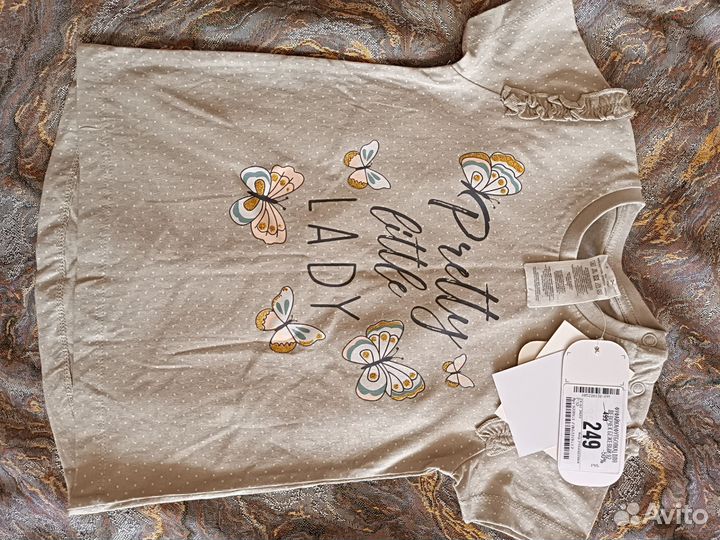 Футболки для девочки 92 новая