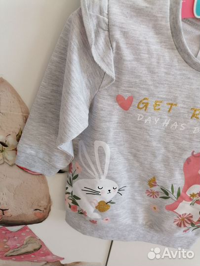 Фирменные вещи на девочку 80 86 пакетом