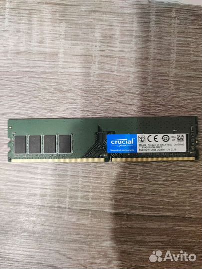Оперативная память Crucial ct8g4dfra266 8 гб