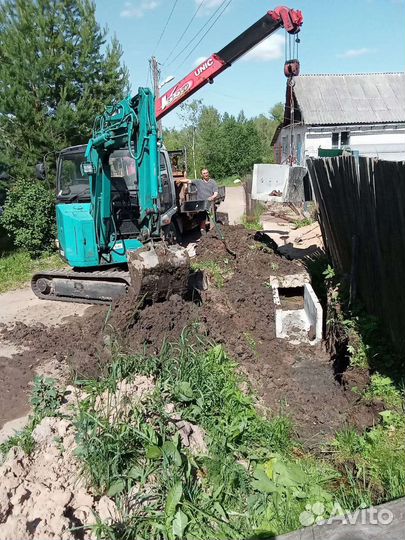 Услуги мини экскаватора