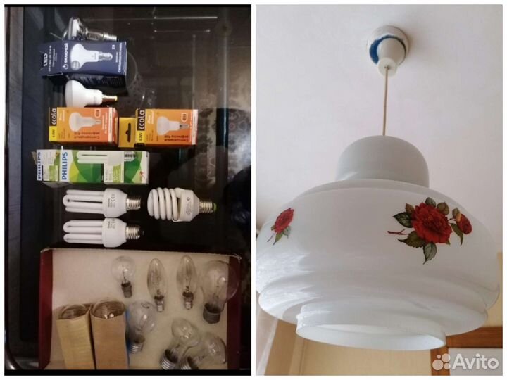 Люстра СССР, лампочки светодиодные энергосберегаю