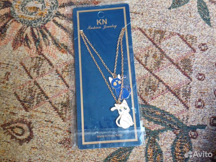 2 очень милых брелка с кошкой. новые