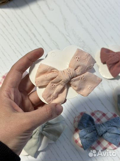 Новые заколка бантик для девочки