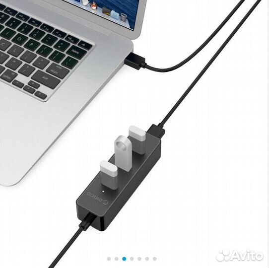 USB - Хаб, Разветвитель orico на 4 порта USB 3.0